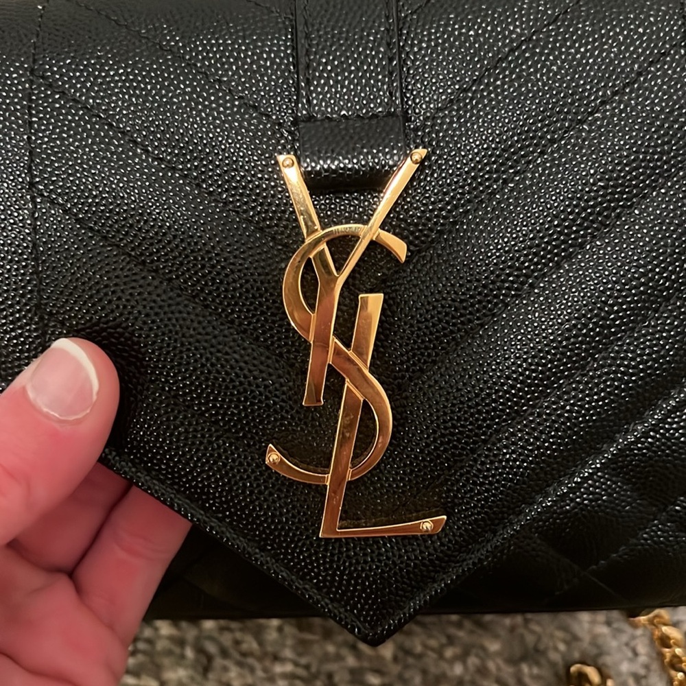 YSL small envelope chain shoulder bag - Picture 12 of 13